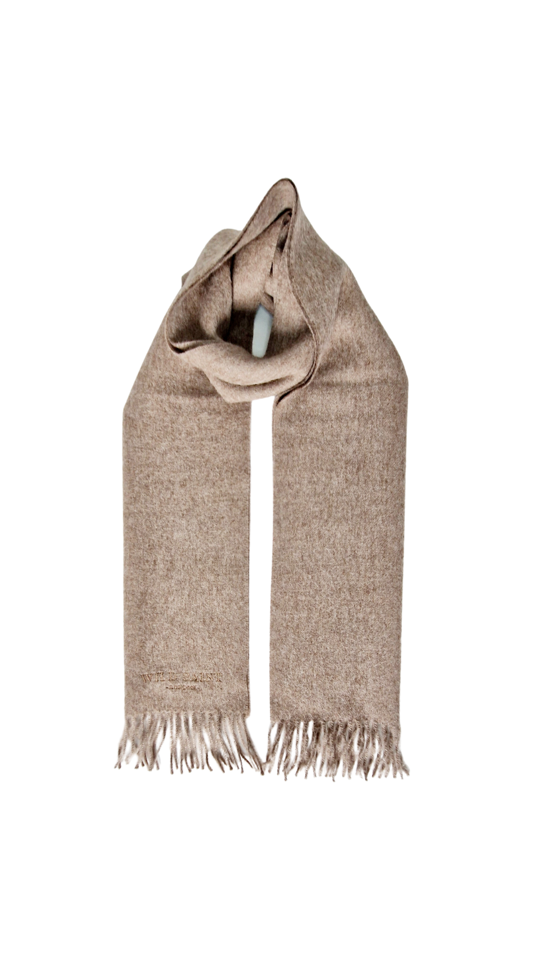 Mocha Brown Undyed 100% Baby Alpaca Scarf